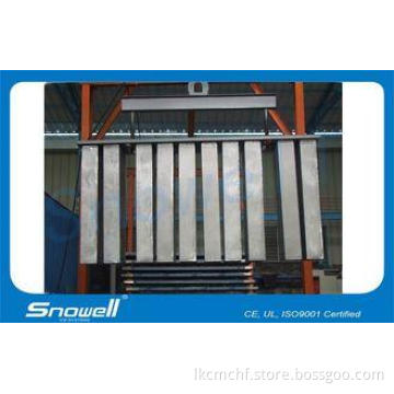 10 Ton Clear Block Shaved Ice Machine For Seafood , Ice Fre
